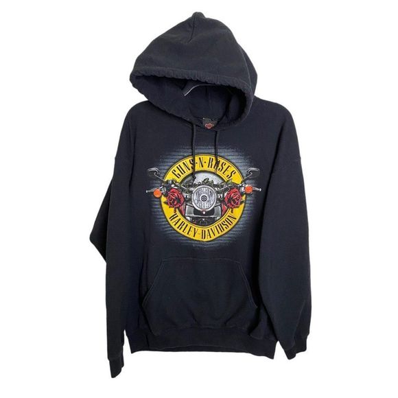 Harley Davidson Tops - Harley Davidson Guns & Roses graphic hoodie small